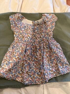 OshKosh B'gosh Floral Smocked Dress in Blue, Pink, Yellow